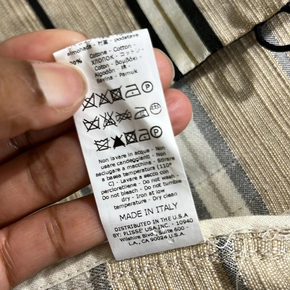 Beatrice.B Anthropologie Striped Tassel Embroidered Vest Sz XL US 10 - Picture 7 of 10